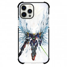 Gundam Wing Gundam Zero Phone Case For iPhone Samsung Galaxy Pixel OnePlus Vivo Xiaomi Asus Sony Motorola Nokia - Gundam Zero Flying Illustration