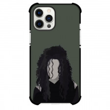 Harry Potter Bellatrix Lestrange Phone Case For iPhone Samsung Galaxy Pixel OnePlus Vivo Xiaomi Asus Sony Motorola Nokia - Bellatrix Lestrange Minimalist Art On Grey Background
