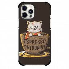 Harry Potter Phone Case For iPhone Samsung Galaxy Pixel OnePlus Vivo Xiaomi Asus Sony Motorola Nokia - Espresso Patronum Cat In A Coffee Mug