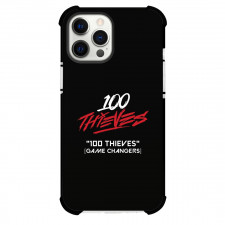 League of Legends 100 Thieves Phone Case For iPhone Samsung Galaxy Pixel OnePlus Vivo Xiaomi Asus Sony Motorola Nokia - 100 Thieves Game Changers Black Background