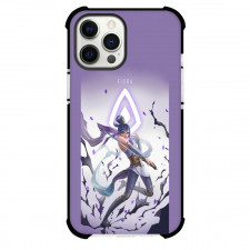 League of Legends Fiora Phone Case For iPhone Samsung Galaxy Pixel OnePlus Vivo Xiaomi Asus Sony Motorola Nokia - Fiora Soaring Sword Gray Purple Background