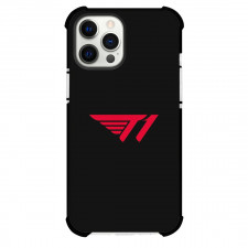 League of Legends T1 Phone Case For iPhone Samsung Galaxy Pixel OnePlus Vivo Xiaomi Asus Sony Motorola Nokia - T1 Logo On Black Background