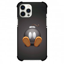 Super Mario Bob-Omb Phone Case For iPhone Samsung Galaxy Pixel OnePlus Vivo Xiaomi Asus Sony Motorola Nokia - Bob-Omb On Black Background