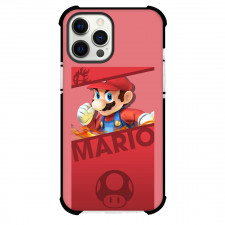 Super Mario Phone Case For iPhone Samsung Galaxy Pixel OnePlus Vivo Xiaomi Asus Sony Motorola Nokia - Super Mario On Pink Background