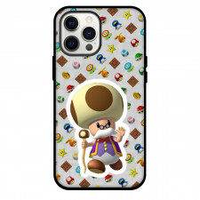 Super Mario Toadsworth Phone Case For iPhone Samsung Galaxy Pixel OnePlus Vivo Xiaomi Asus Sony Motorola Nokia - Toadsworth On Icon Pattern Art