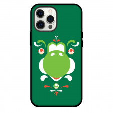 Super Mario Yoshi Phone Case For iPhone Samsung Galaxy Pixel OnePlus Vivo Xiaomi Asus Sony Motorola Nokia - Yoshi Minimalist Art Green Background