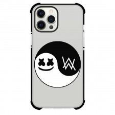 Marshmello Phone Case For iPhone Samsung Galaxy Pixel OnePlus Vivo Xiaomi Asus Sony Motorola Nokia - Marshmello x Alan Walker Logo Sticker