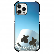 Marshmello Phone Case For iPhone Samsung Galaxy Pixel OnePlus Vivo Xiaomi Asus Sony Motorola Nokia - Marshmello Tiny Masks Art Blue Background
