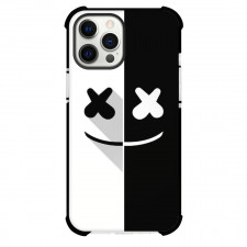 Marshmello Phone Case For iPhone Samsung Galaxy Pixel OnePlus Vivo Xiaomi Asus Sony Motorola Nokia - Marshmello Icon Black And White