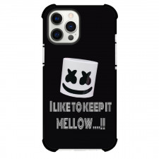 Marshmello Phone Case For iPhone Samsung Galaxy Pixel OnePlus Vivo Xiaomi Asus Sony Motorola Nokia - Marshmello Keep It Mellow Black Background