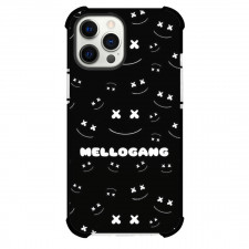 Marshmello Phone Case For iPhone Samsung Galaxy Pixel OnePlus Vivo Xiaomi Asus Sony Motorola Nokia - Marshmello Mellogang Pattern Art Black Background