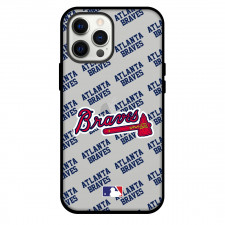 MLB Atlanta Braves Phone Case For iPhone Samsung Galaxy Pixel OnePlus Vivo Xiaomi Asus Sony Motorola Nokia - Atlanta Braves Medley Monogram Wordmark
