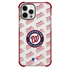 MLB Washington Nationals Phone Case For iPhone Samsung Galaxy Pixel OnePlus Vivo Xiaomi Asus Sony Motorola Nokia - Washington Nationals Medley Monogram Wordmark