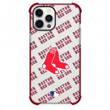 MLB Boston Red Sox Phone Case For iPhone Samsung Galaxy Pixel OnePlus Vivo Xiaomi Asus Sony Motorola Nokia - Boston Red Sox Medley Monogram Wordmark