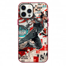 Falcon Phone Case For iPhone Samsung Galaxy Pixel OnePlus Vivo Xiaomi Asus Sony Motorola Nokia - Falcon Flying On Collage Background