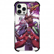 Guardians Of The Galaxy Phone Case For iPhone Samsung Galaxy Pixel OnePlus Vivo Xiaomi Asus Sony Motorola Nokia - Comic Series Battle Mode On Purple Background