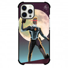 Guardians Of The Galaxy Star Lord Phone Case For iPhone Samsung Galaxy Pixel OnePlus Vivo Xiaomi Asus Sony Motorola Nokia - Comic Series Star Lord Portrait On Moon Background