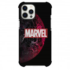 Marvel Phone Case For iPhone Samsung Galaxy Pixel OnePlus Vivo Xiaomi Asus Sony Motorola Nokia - Marvel Logo On Outer Space Background