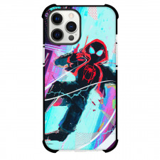 Spider Man Across The Spider Verse MIles Morales Phone Case For iPhone Samsung Galaxy Pixel OnePlus Vivo Xiaomi Asus Sony Motorola Nokia - MIles Morales Falling On The Street