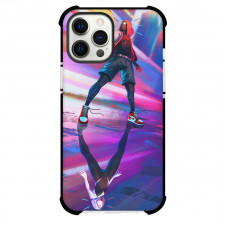 Spider Man Across The Spider Verse Phone Case For iPhone Samsung Galaxy Pixel OnePlus Vivo Xiaomi Asus Sony Motorola Nokia - MIles Morales And Spider Gwen Spider Sense Mirror Reflection