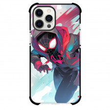 Spider Man Across The Spider Verse MIles Morales Phone Case For iPhone Samsung Galaxy Pixel OnePlus Vivo Xiaomi Asus Sony Motorola Nokia - MIles Morales Running Comic Art