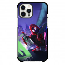 Spider Man Across The Spider Verse MIles Morales Phone Case For iPhone Samsung Galaxy Pixel OnePlus Vivo Xiaomi Asus Sony Motorola Nokia - MIles Morales Spray Paint At Night