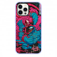 Venom And Carnage Phone Case For iPhone Samsung Galaxy Pixel OnePlus Vivo Xiaomi Asus Sony Motorola Nokia - Venom And Carnage Battle Japanese Painting Art