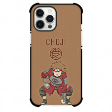 Naruto Choji Akimichi Phone Case For iPhone Samsung Galaxy Pixel OnePlus Vivo Xiaomi Asus Sony Motorola Nokia - Choji Akimichi Portrait On Brown Background