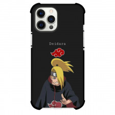 Naruto Deidara Phone Case For iPhone Samsung Galaxy Pixel OnePlus Vivo Xiaomi Asus Sony Motorola Nokia - Deidara Portrait On Black Background