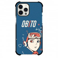 Naruto Obito Uchiha Phone Case For iPhone Samsung Galaxy Pixel OnePlus Vivo Xiaomi Asus Sony Motorola Nokia - Obito Uchiha Avatar On Blue Background
