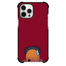 Naruto Obito Uchiha Phone Case For iPhone Samsung Galaxy Pixel OnePlus Vivo Xiaomi Asus Sony Motorola Nokia - Obito Uchiha Avatar On Red Background