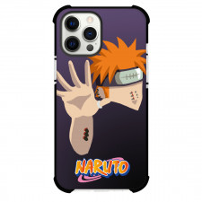 Naruto Pain Phone Case For iPhone Samsung Galaxy Pixel OnePlus Vivo Xiaomi Asus Sony Motorola Nokia - Pain Attack Mode Minimalist On Purple Background