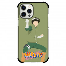 Naruto Rock Lee Phone Case For iPhone Samsung Galaxy Pixel OnePlus Vivo Xiaomi Asus Sony Motorola Nokia - Rock Lee Attack Mode Minimalist On Olive Background