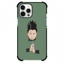 Naruto Shikamaru Nara Phone Case For iPhone Samsung Galaxy Pixel OnePlus Vivo Xiaomi Asus Sony Motorola Nokia - Shikamaru Nara Avatar On Green Background