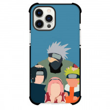 Naruto Phone Case For iPhone Samsung Galaxy Pixel OnePlus Vivo Xiaomi Asus Sony Motorola Nokia - Team Kakashi Minimalist On Blue Background