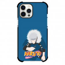 Naruto Tobirama Senju Phone Case For iPhone Samsung Galaxy Pixel OnePlus Vivo Xiaomi Asus Sony Motorola Nokia - Tobirama Senju Attack Mode Minimalist On Blue Background