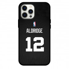 NBA LaMarcus Aldridge Phone Case For iPhone Samsung Galaxy Pixel OnePlus Vivo Xiaomi Asus Sony Motorola Nokia - LaMarcus Aldridge San Antonio Spurs No. 12 Jersey