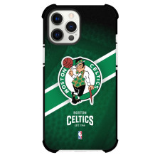 NBA Boston Celtics Phone Case For iPhone Samsung Galaxy Pixel OnePlus Vivo Xiaomi Asus Sony Motorola Nokia - Team Logo Stripe Background