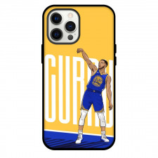 NBA Stephen Curry Phone Case For iPhone Samsung Galaxy Pixel OnePlus Vivo Xiaomi Asus Sony Motorola Nokia - Stephen Curry Shooting Minimalist Art Yellow Background