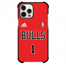 NBA Derrick Rose Phone Case For iPhone Samsung Galaxy Pixel OnePlus Vivo Xiaomi Asus Sony Motorola Nokia - Derrick Rose Chicago Bulls No. 1 Jersey