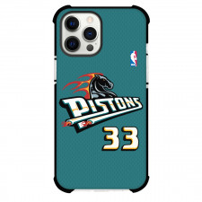 NBA Grant Hill Phone Case For iPhone Samsung Galaxy Pixel OnePlus Vivo Xiaomi Asus Sony Motorola Nokia - Grant Hill Detroit Pistons No. 33 Jersey