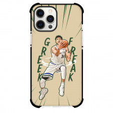 NBA Giannis Antetokounmpo Phone Case For iPhone Samsung Galaxy Pixel OnePlus Vivo Xiaomi Asus Sony Motorola Nokia - Giannis Antetokounmpo Spinning Greek Freak