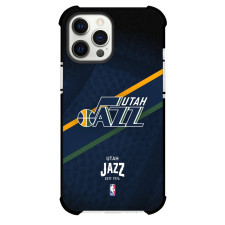 NBA Utah Jazz Phone Case For iPhone Samsung Galaxy Pixel OnePlus Vivo Xiaomi Asus Sony Motorola Nokia - Team Logo Stripe Background