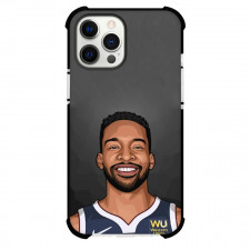 NBA Jeff Green Phone Case For iPhone Samsung Galaxy Pixel OnePlus Vivo Xiaomi Asus Sony Motorola Nokia - Jeff Green Smiling Portrait Illustration Black Background