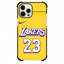 NBA LeBron James Phone Case For iPhone Samsung Galaxy Pixel OnePlus Vivo Xiaomi Asus Sony Motorola Nokia - LeBron James Los Angeles Lakers No. 23 Jersey