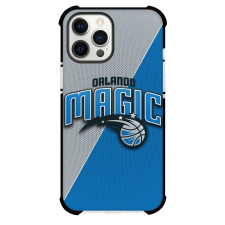 NBA Orlando Magic Phone Case For iPhone Samsung Galaxy Pixel OnePlus Vivo Xiaomi Asus Sony Motorola Nokia - Team Logo On Grey and Blue Background