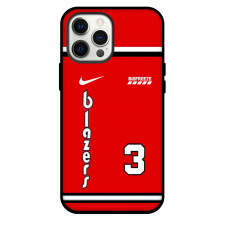 NBA CJ McCollum Phone Case For iPhone Samsung Galaxy Pixel OnePlus Vivo Xiaomi Asus Sony Motorola Nokia - CJ McCollum Portland Trail Blazers No. 3 Jersey