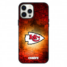 NFL Kansas City Chiefs Phone Case For iPhone Samsung Galaxy Pixel OnePlus Vivo Xiaomi Asus Sony Motorola Nokia - Chiefs Logo On Deep Red Yellow Background