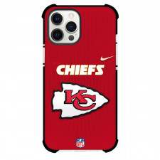 NFL Kansas City Chiefs Phone Case For iPhone Samsung Galaxy Pixel OnePlus Vivo Xiaomi Asus Sony Motorola Nokia - Team Logo On Red Background