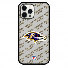NFL Baltimore Ravens Phone Case For iPhone Samsung Galaxy Pixel OnePlus Vivo Xiaomi Asus Sony Motorola Nokia - Baltimore Ravens Medley Monogram